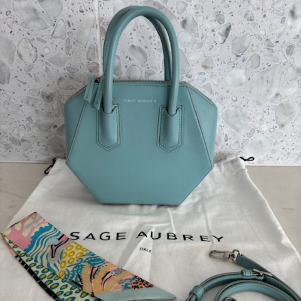 Sage Aubrey Mini Luna Bag - Light Blue